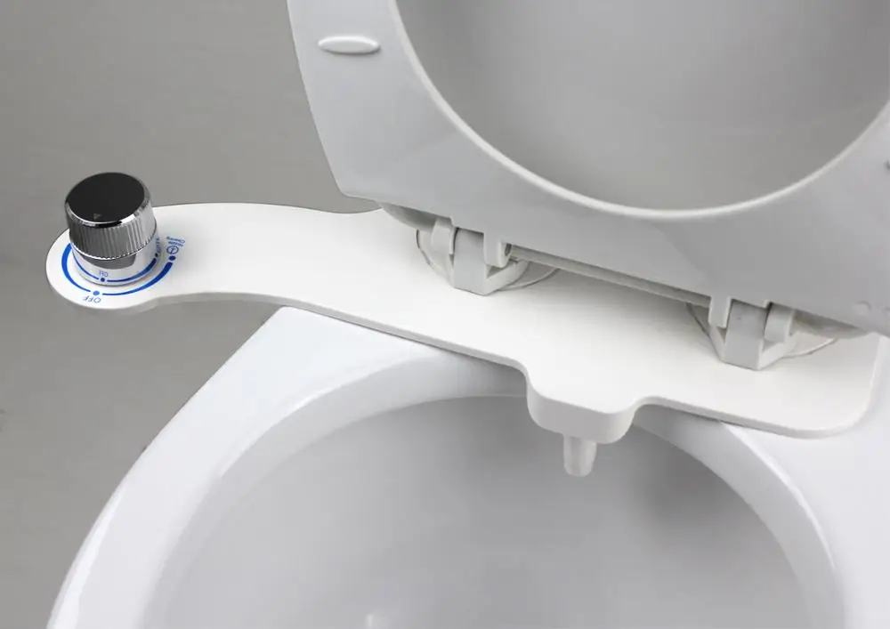 Non-Electric Mechanical Bidet Toilet Attachment Thin and Slim Fresh Water