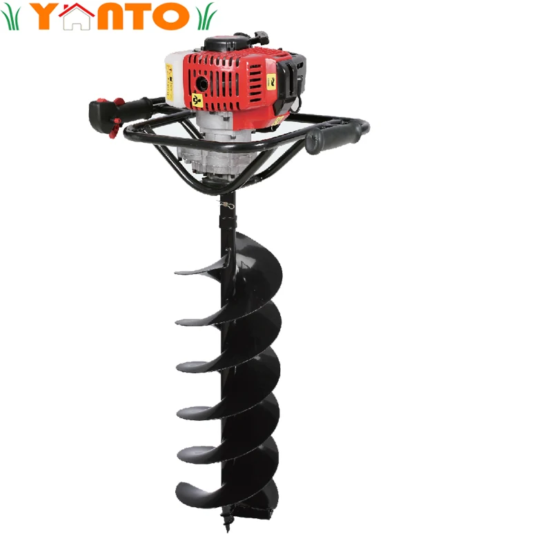 AG43 Gasoline Engine 43cc 4 Stroke Petrol Gas Earth Auger Post Hole Digger Power Ground Drill Digger Machine with CE