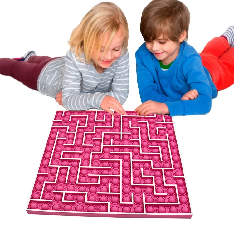 New Design Silicone Maze Shape Jumbo Kids Educational Toys Stress Relief Fidget toys set