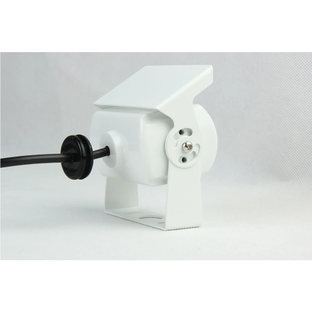 Custom Mic Phone White NTSC With 18 IR Lens Super Night Vision And Waterproof Bus Rear View Camera