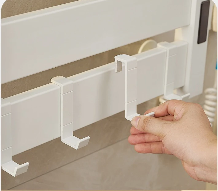 Wholesale No Holes Carbon Fiber Electric Heating Drying Rack Aluminium Warmer New Bathroom Radiator Heated Towel Rail