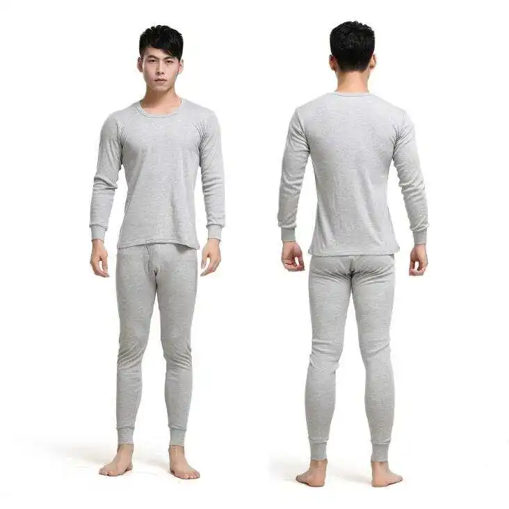 Прямая продажа с фабрики, модный мужской однотонный хлопковый базовый хлопковый свитер, костюм на осень и зиму, термобелье, оптовая продажа