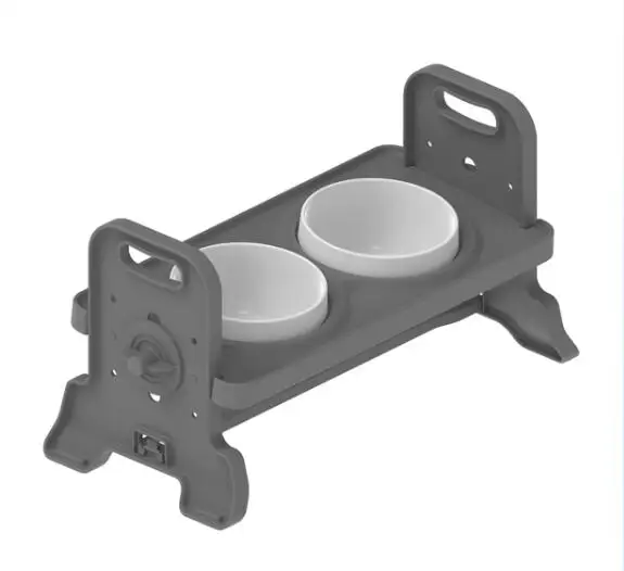 
Can be adjusted up and down the dog bowl plastic stainless steel bowl can choose manufacturers direct sales 