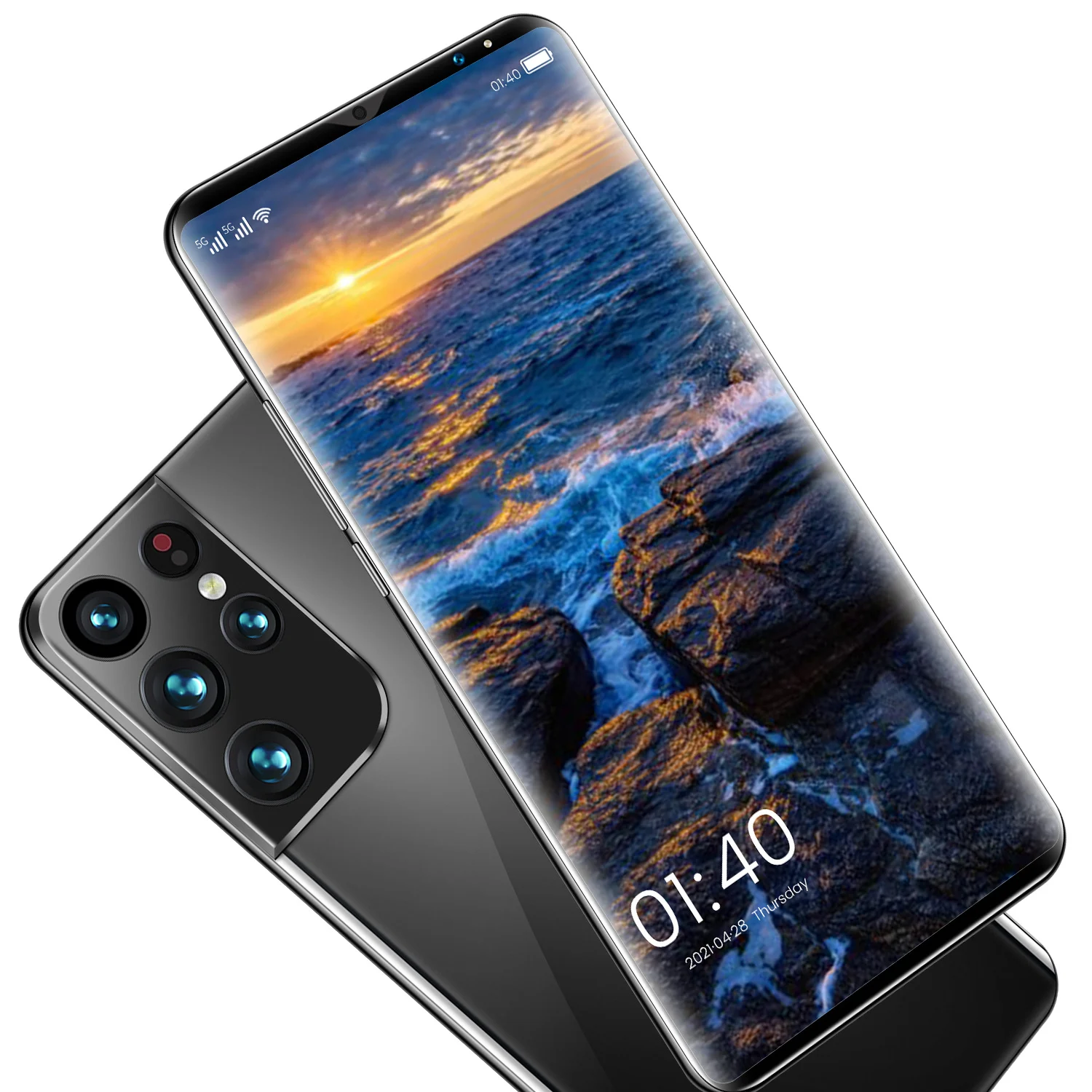 2021 последняя версия S28 Pro + 6 1-дюймовый полноэкранный смартфон 5G двойная sim-карта двойной режим ожидания 16GB 512GB для распознавания лиц и отпечатков