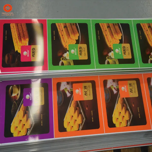 Car Paint Chemical Tinplate Printing Sheets Tin plate sheets printed with 4 colors