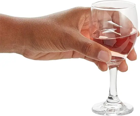 2024  Stemmed Wine Glasses, Set of 4 for Housewarming Gift, Anniversary, Wedding (4.5 oz)