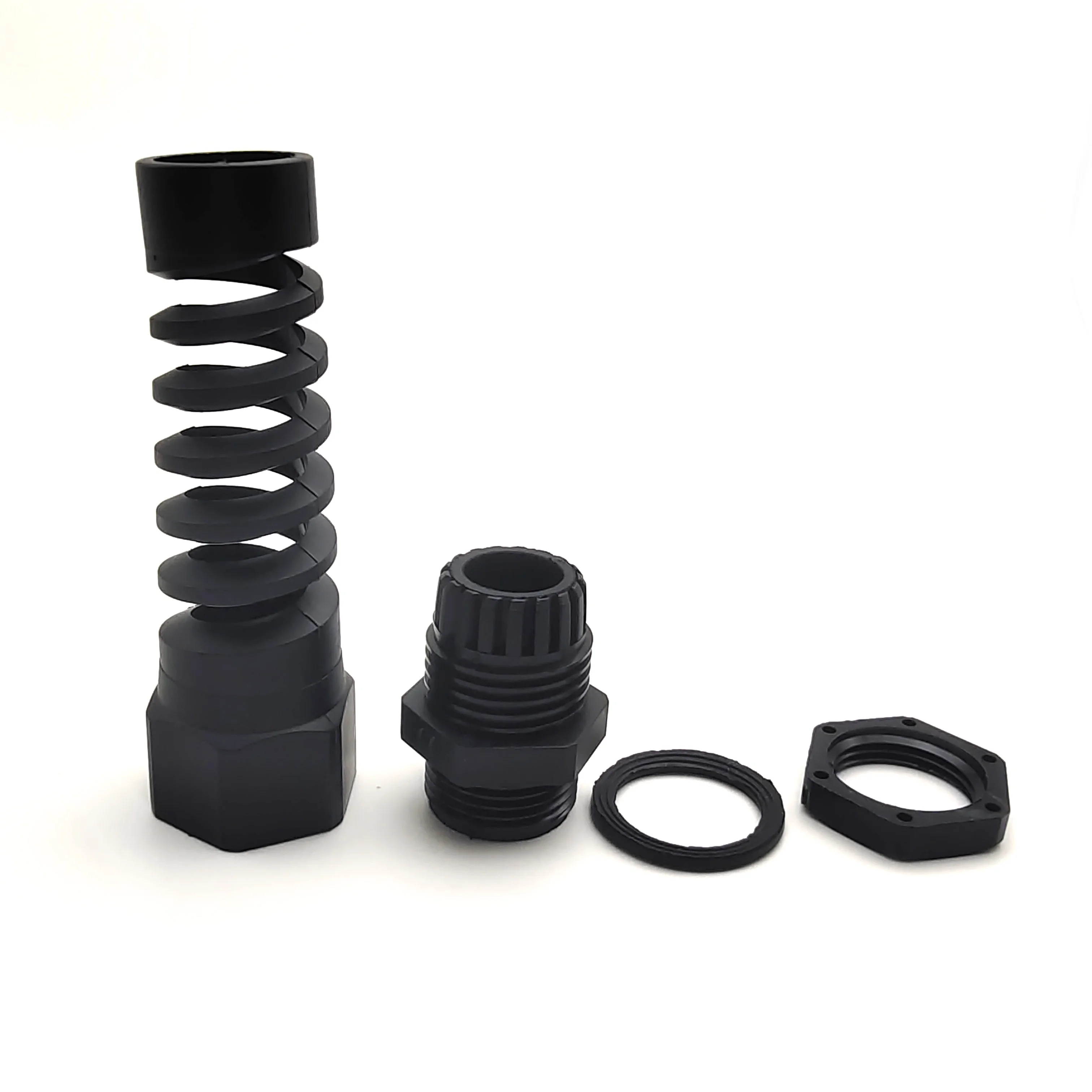 PG16 anti-bending cable connector IP68 spring waterproof connector