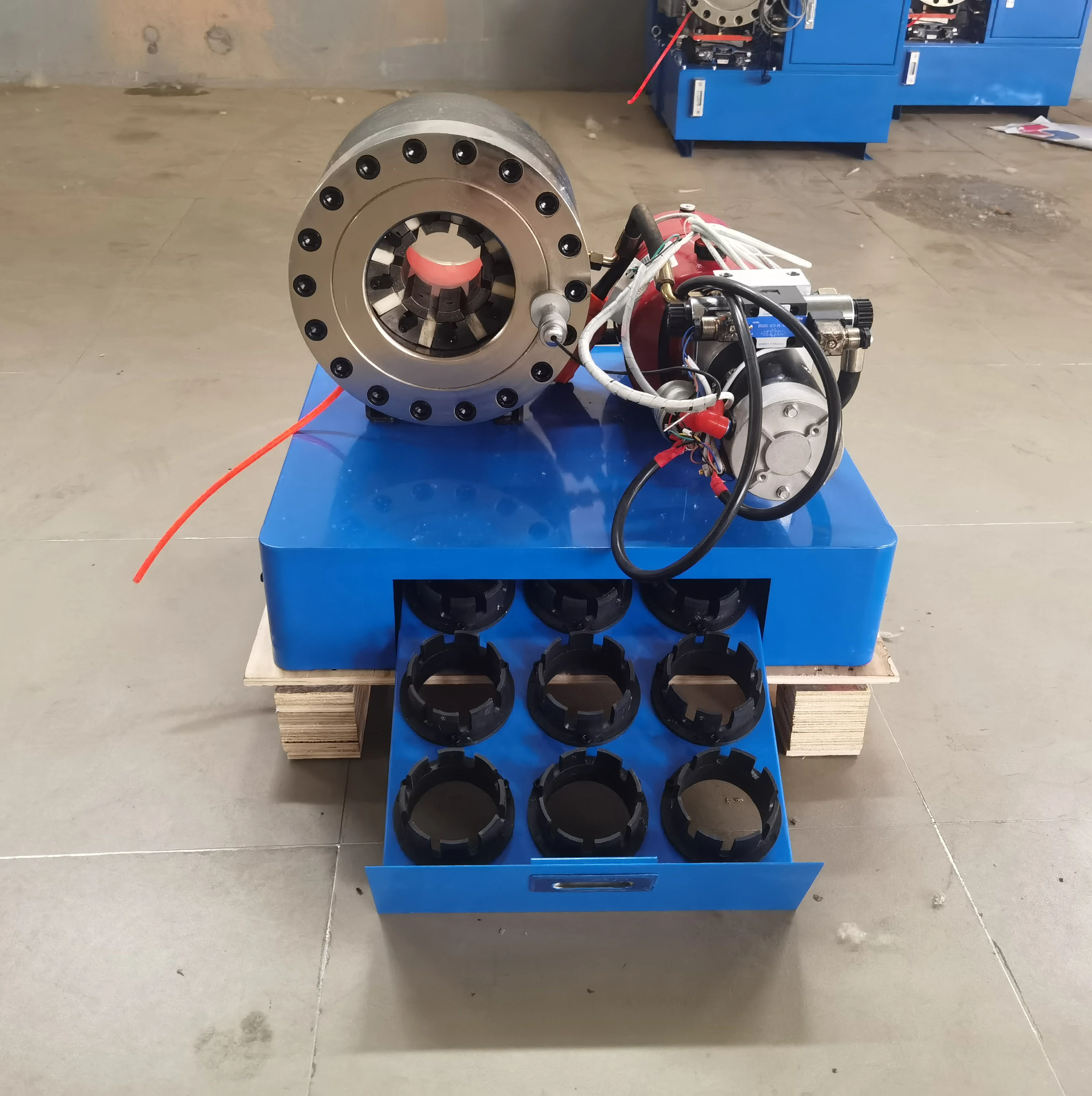 2' 12V industrial hydraulic crimping machine used hose crimper tool 24V 51mm hose press kits