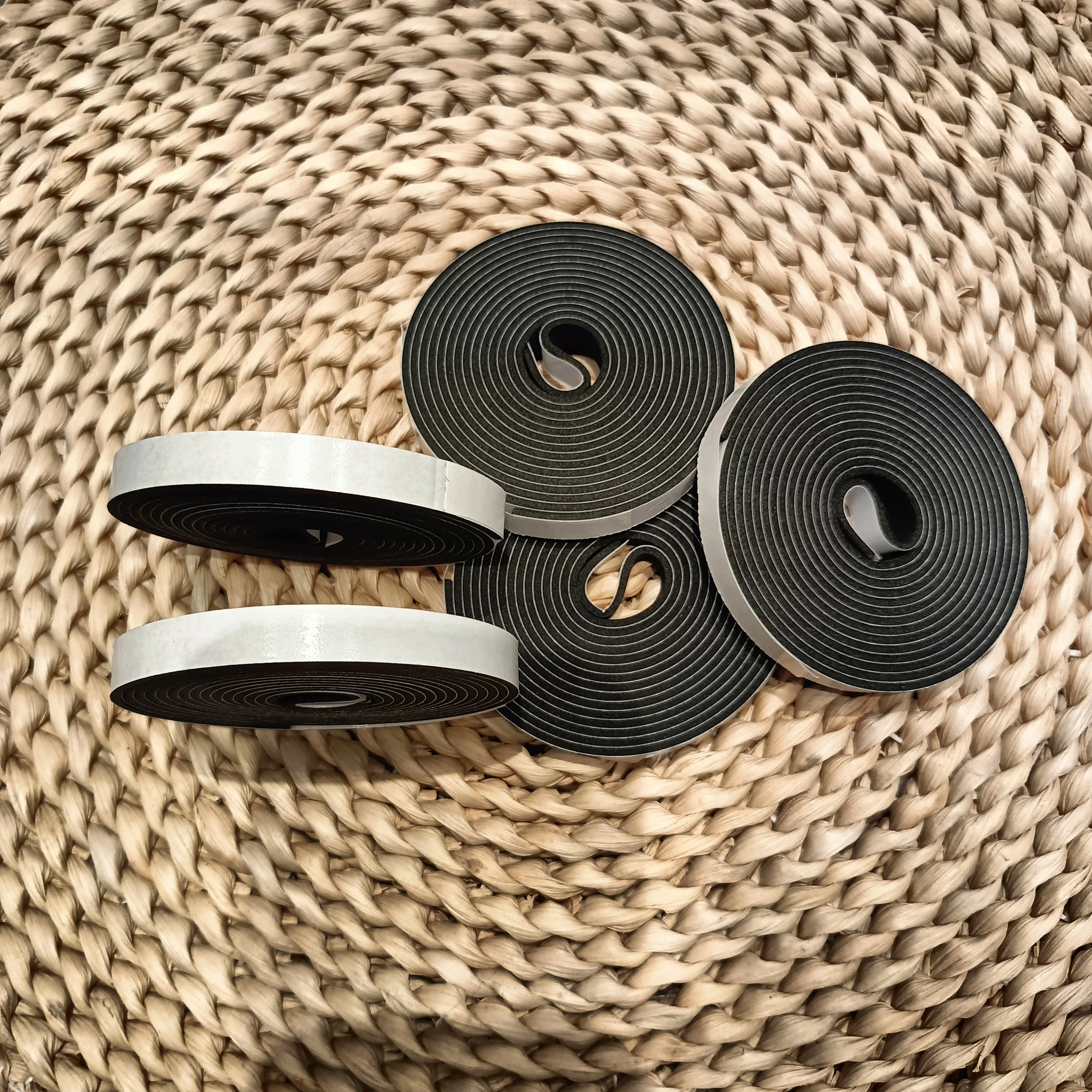 double Sided Adhesive Black Waterproof Durable PE/EVA foam  tape Seal Strip For Window Sealing