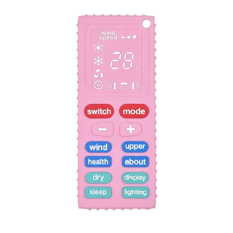 Baby Teether Toy Chew Toy Remote Control Silicone Baby Teether Toys Remote Control Shape