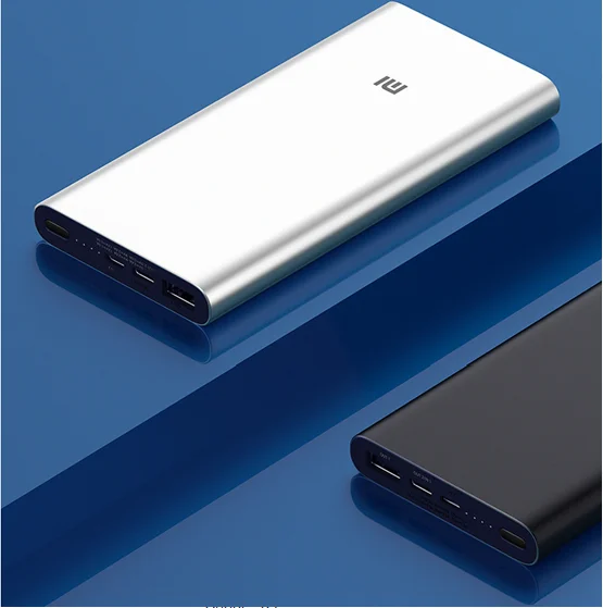  Внешний аккумулятор Xiao mi Power Bank 2 10000 мАч 15 Вт быстрая зарядка PLM09ZM с двумя USB-выходами для