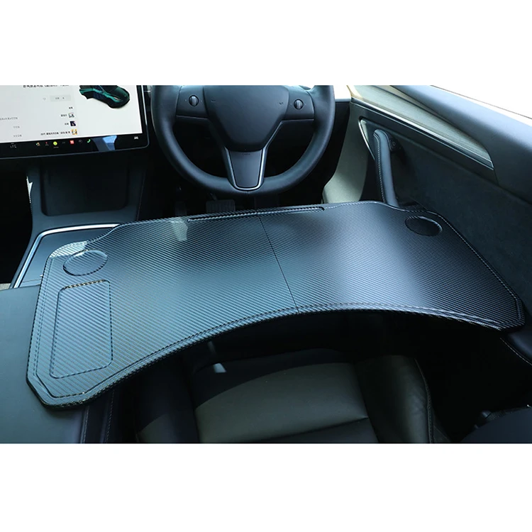Seat table car seat back travel table lap top food table for tesla desk  food tray for car