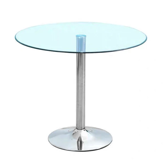 New arrival 10mm thick tempered round table top glass with polished edge