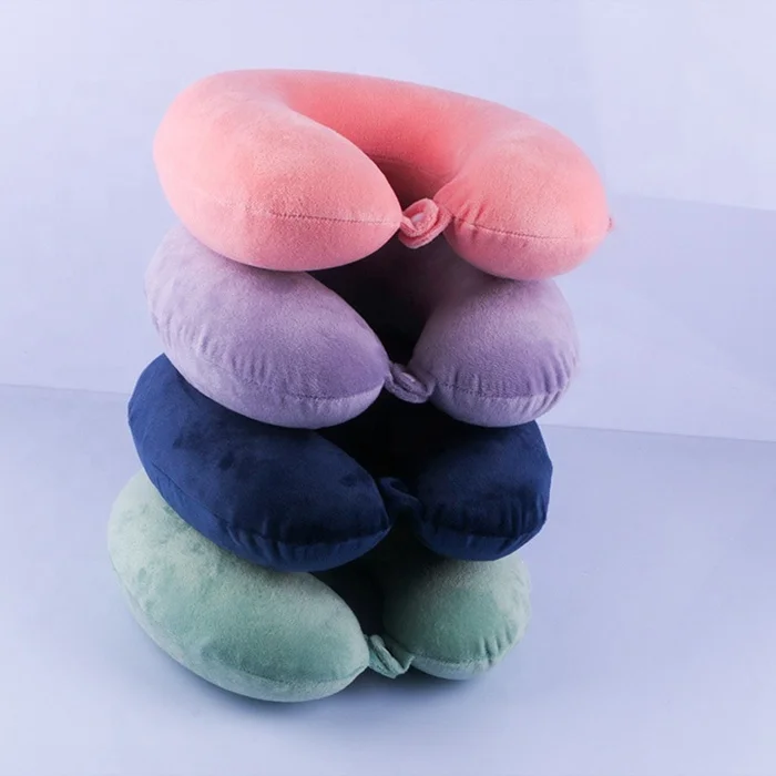 Memory Foam U Shape Neck Pillows Travel Rest Neck Pillow