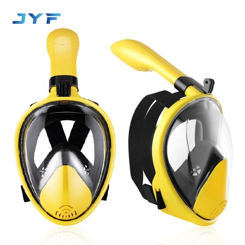 Hot Style JYF Brand Dry Top Snorkelling Mask Full Face Sea Diving Mask Scuba Diving Gear for sale
