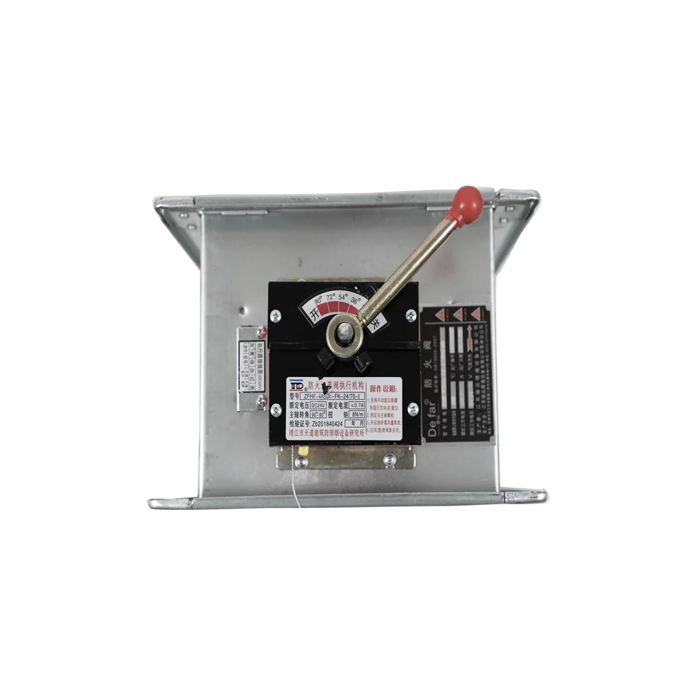 Hot Sale  Customizable Galvanized Steel Fire Damper dust free clean room 70 Celsius fire Damper  volume control damper
