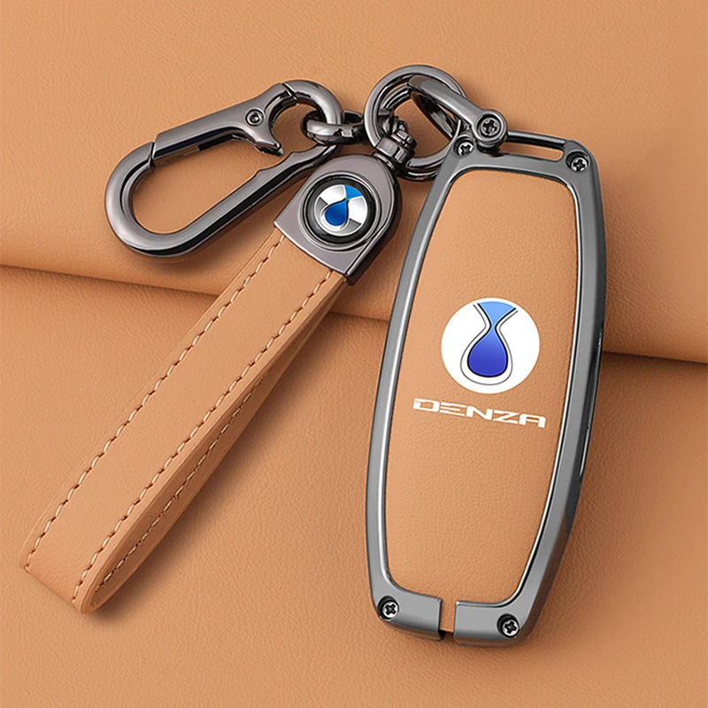 Suitable for DENZA d9 N7 N8 car key cover special modified car supplies key case protection original car color buckle dmi