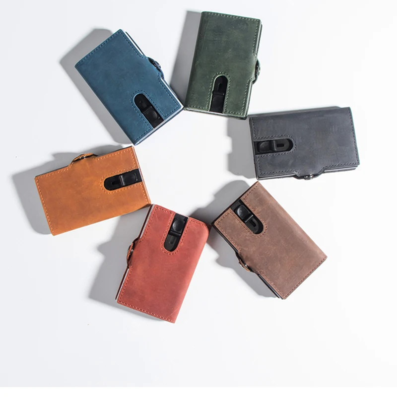  Индивидуальный кошелек Casekey для визиток кредитных карт мужчин на молнии монет чехол удостоверения