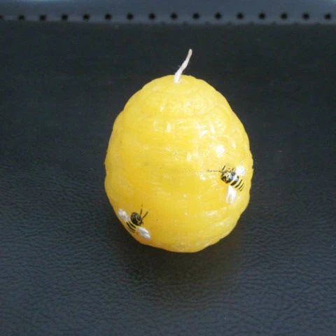 100%naturla Beeswax handmade candle from zhongyi gifts factory
