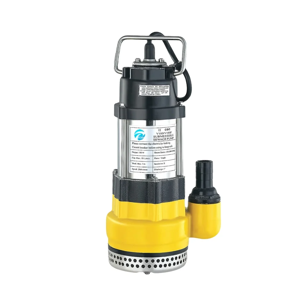 V180 0.24hp 220V  120V  110V Stainless Steel submersible Sewage Pump