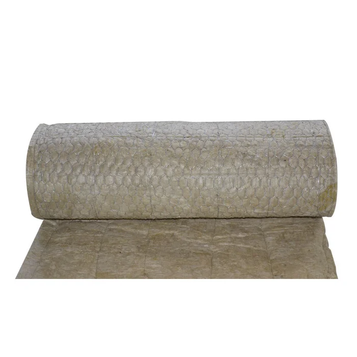 CE certificate waterproof fireproof insulation 60kg/m3 80kg/m3 100kg/m3 50mm rock wool blanket/roll/ felt with wire mesh