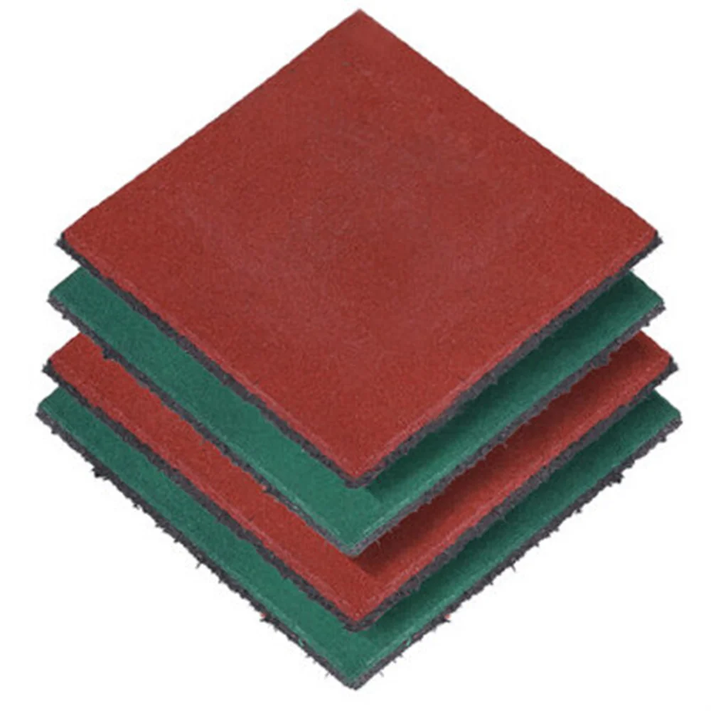 High density Colorful EPDM Outdoor Rubber Mat 50cm*50cm for playground park