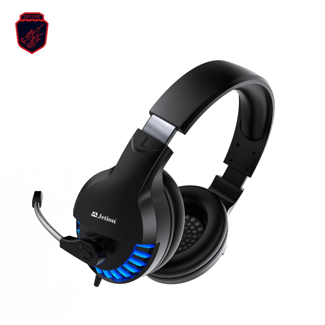 
HD voice Star awn colorful breathing lamp Thickened sponge head beam Wired Gaming Headphone for Professional Games/Players 