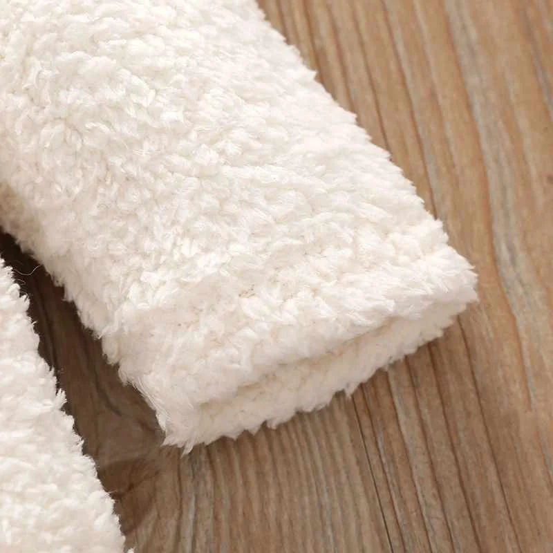 Earth Tone Style Woolen Newborn Baby Girl Fashion Suit 3-piece Set