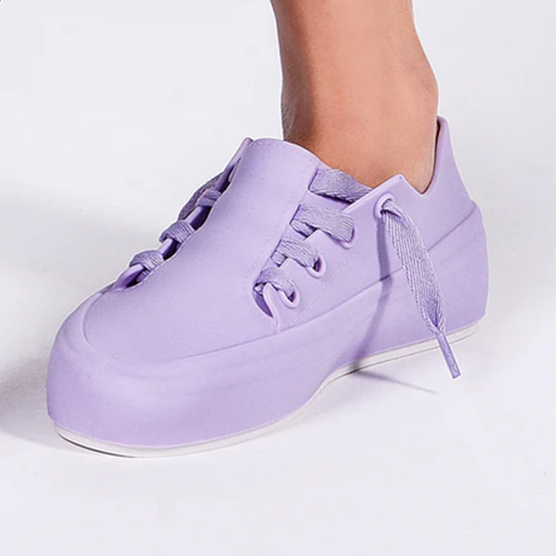 Women Classic Jelly Sneakers Casual Sports Flat Shoes Melissa Ulitsa Court Sneakers High Quality Brand walking Sneaker