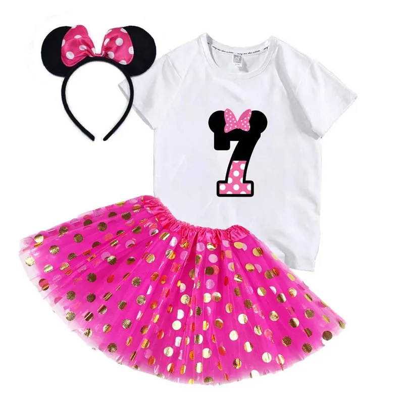 New top seller Summer Cute Cartoon Pattern 2-8 Years Girls baby girl clothes birthday With Headband MBGO-004