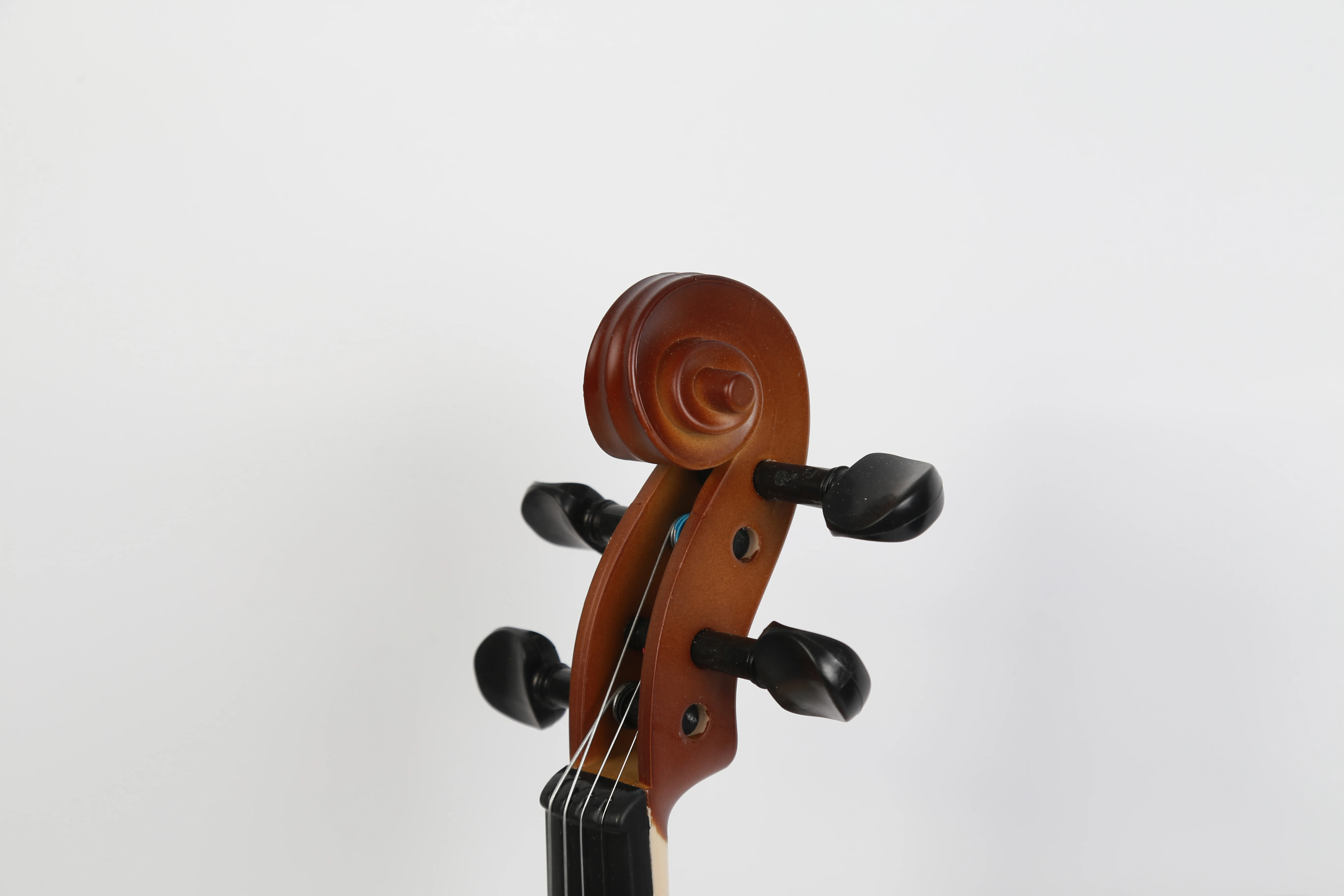 China Factory Customized 4/4-1/8 Handmade Beginner Student Violin with Octagonal Bow Laminated with Light Triangle case