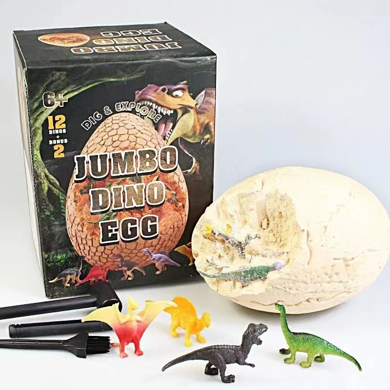 EPT Dig a Dozen Dino Eggs Dig Kit Easter Egg Fossil Break Open Unique Large Surprise Dinosaur Egg Toy