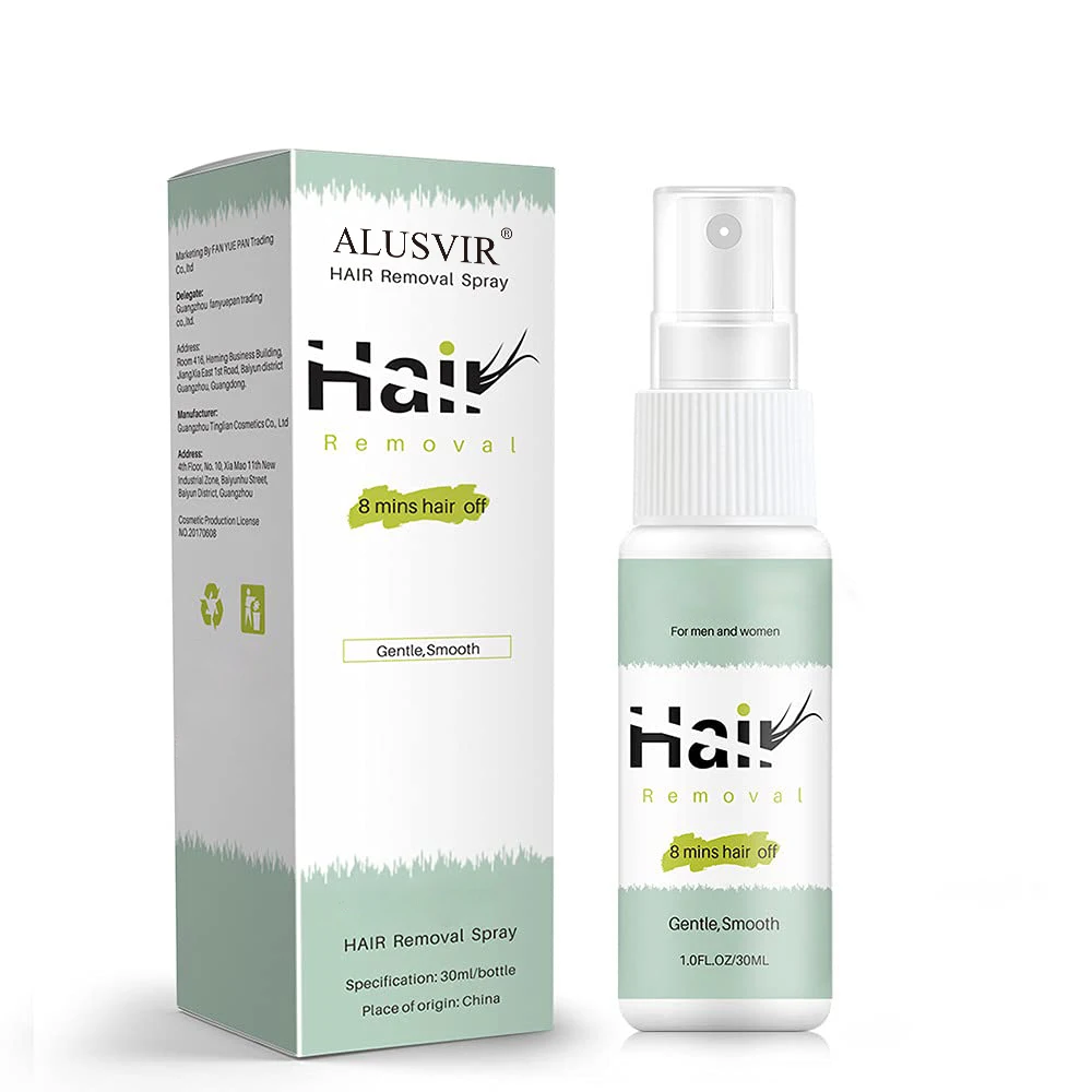 Oem Herbal Painless Armpit Leg Bikini Pubic Hypoallergenic Shaving Depilatory Cream Eraser Men Women Hair Removal Spray