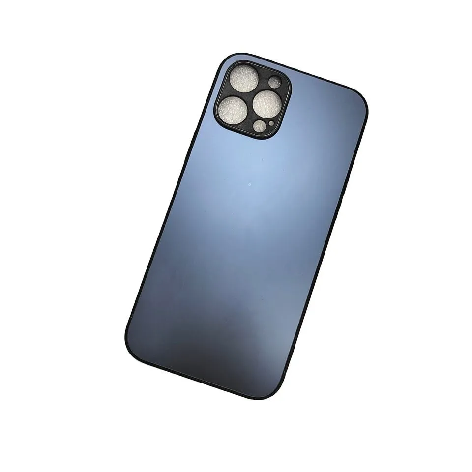 Camera Protective Original AG Matte Tempered Frosted Glass Case without Logo Hard Phone Cover For iPhone 14 13 12 11 Pro Max