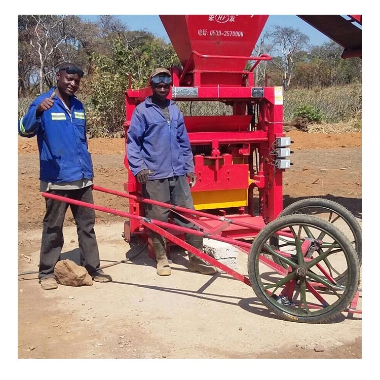 QTJ 4-35B2 Cheap Concrete Block Making Machine De Fabrication Des Brique Bloc Ciment Price Hydraulic Brick Making Machine