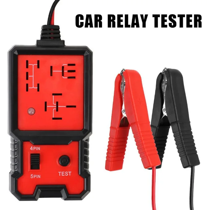 2024 Electronic Automotive Relay Tester 4 pin 5 pins Relay Detector Car Circuit Detector