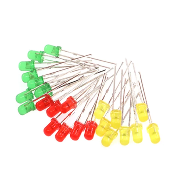 3mm SMD LED Diode Light DIY   LEDs Electronic Red, Green, Blue, Yellow and White