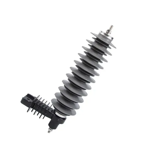 CNKEEYA Polymer Lightning Arrester 10KV 5KA 10KA Znic Oxide Composite Surge Arrester