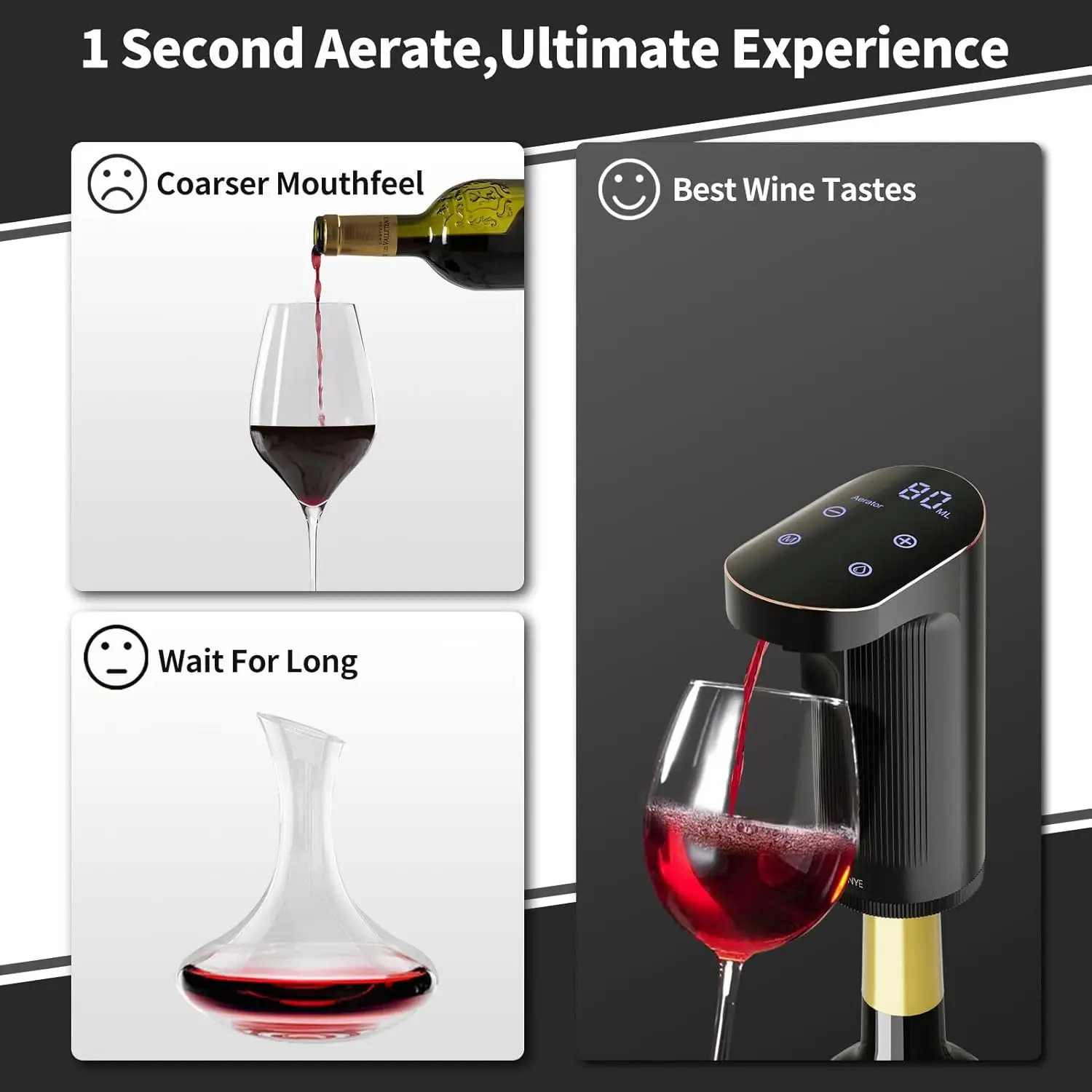 Electric Wine Dispenser  One-Touch Wine Decanter