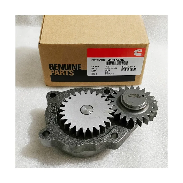 Genuine truck parts engine lubricating oil pump 4987480