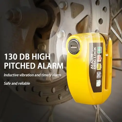 Alarm Disc Lock Motorcycles Disc Brake Lock Rainproof and Highly Sensitive Brake Lock for ATVs Motorcycle