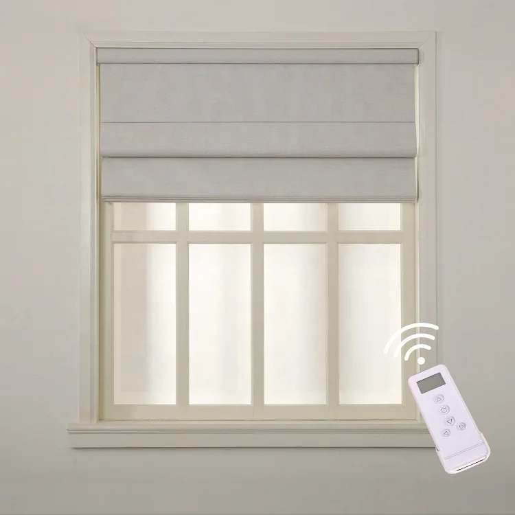 Roman Blinds motorized American standard roman smart blinds