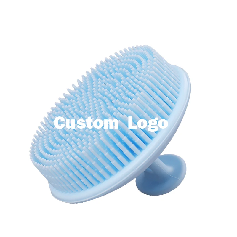 Eco-friendly Soft Baby Hair Bath Brush Skin Scrubber Exfoliating Bath Cloth Back Scrubber for Shower