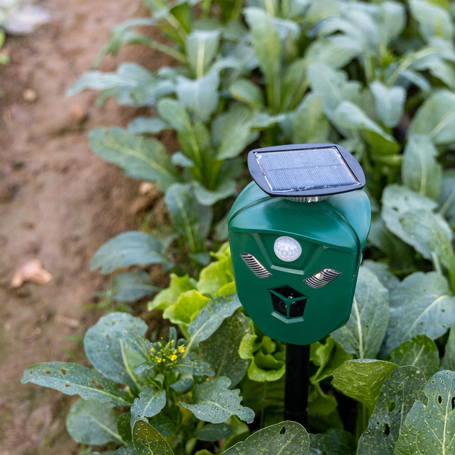 X-PEST Outdoor Solar-Powered Animal Repeller with Infrared Sensor 360 degree for Effective Pest Control Animal Repellent AR16