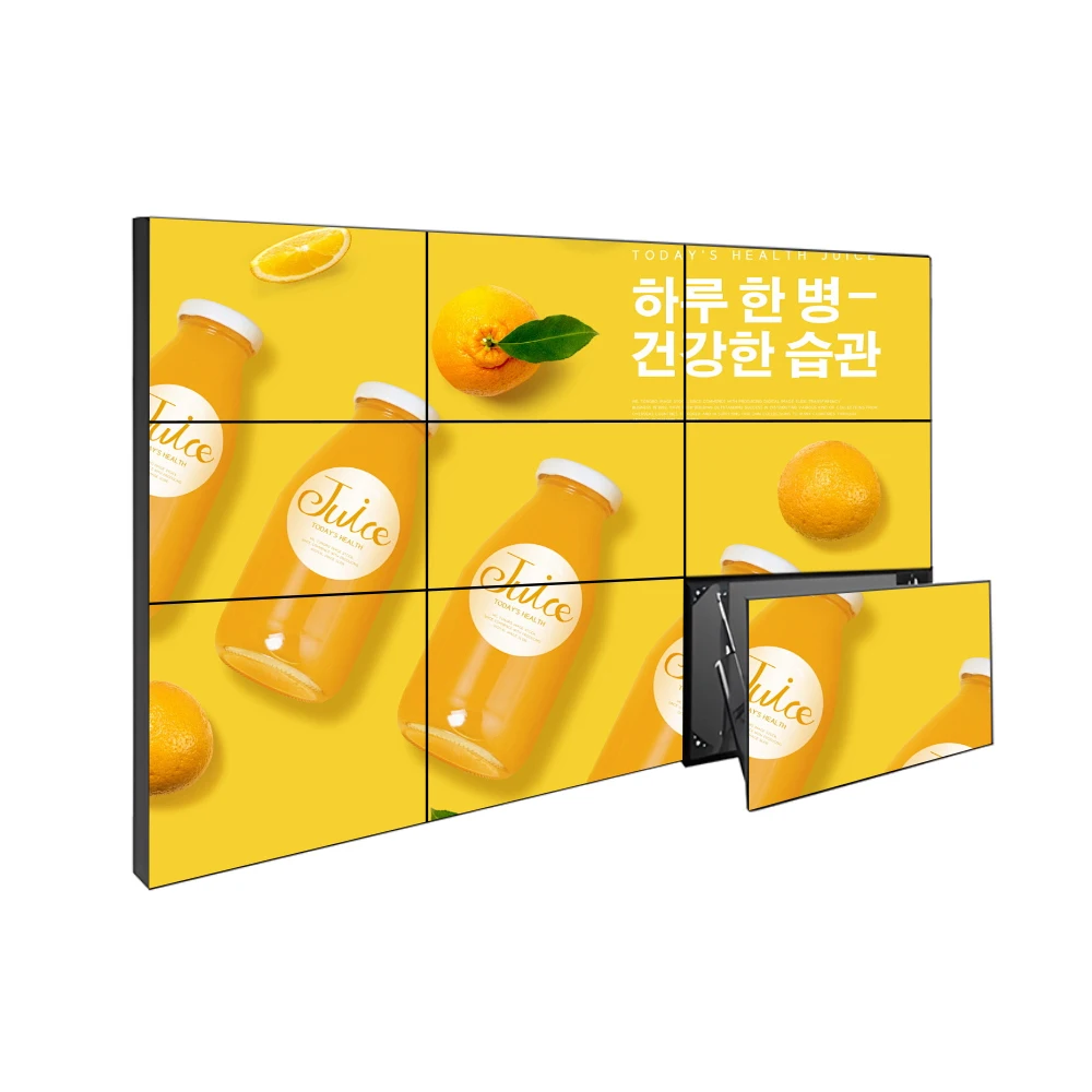 Cheap 46 49 55 65 inch 3.5/1.8/1.7/0.88mm Lcd 3*3 2*3 Splicing Wall TV Flat Video Wall Hd Video Wall Monitor Price