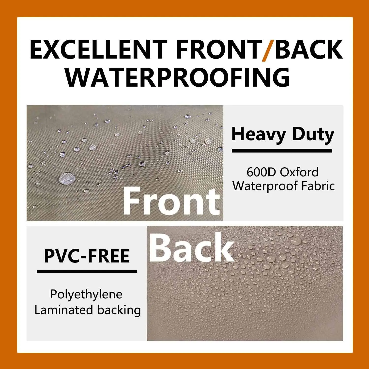 Heavy Duty Outdoor Waterproof Garden Swing Chair Cover Durable 600D Oxford Windproof swing chair protection covers