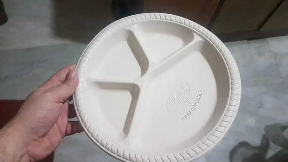 Биоразлагаемая пластиковая машина для производства тарелок/лотков для еды