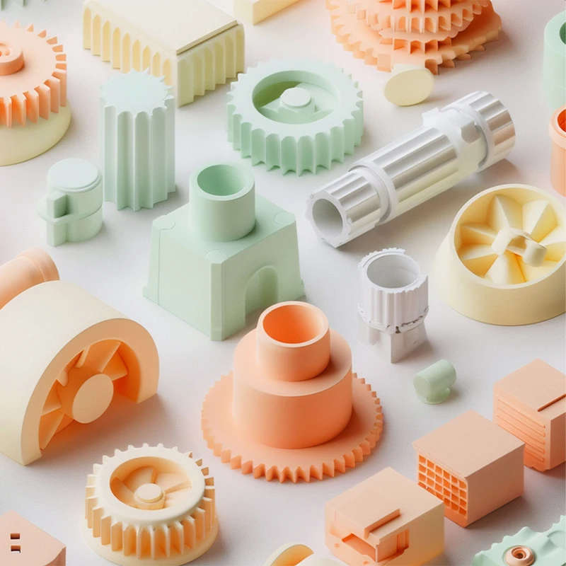 Milling Plastic Tube Parts Peek Uhmwpe Ptfe Pom Nylon Pa Pe Cnc Machine Part