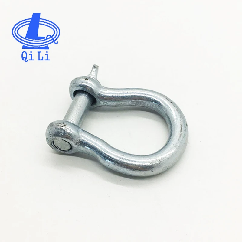 Stainless Steel Polished Adjustable Shackle with Pin