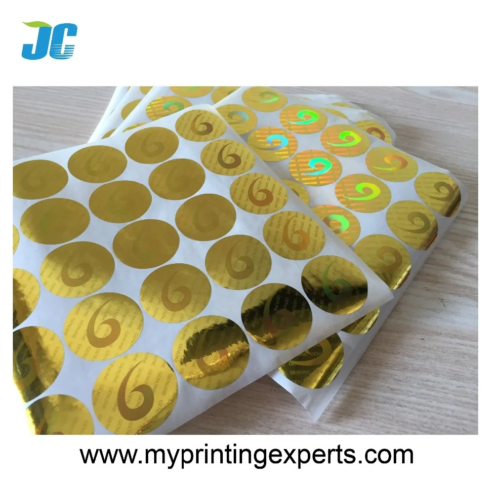 Custom 3D hologram sticker